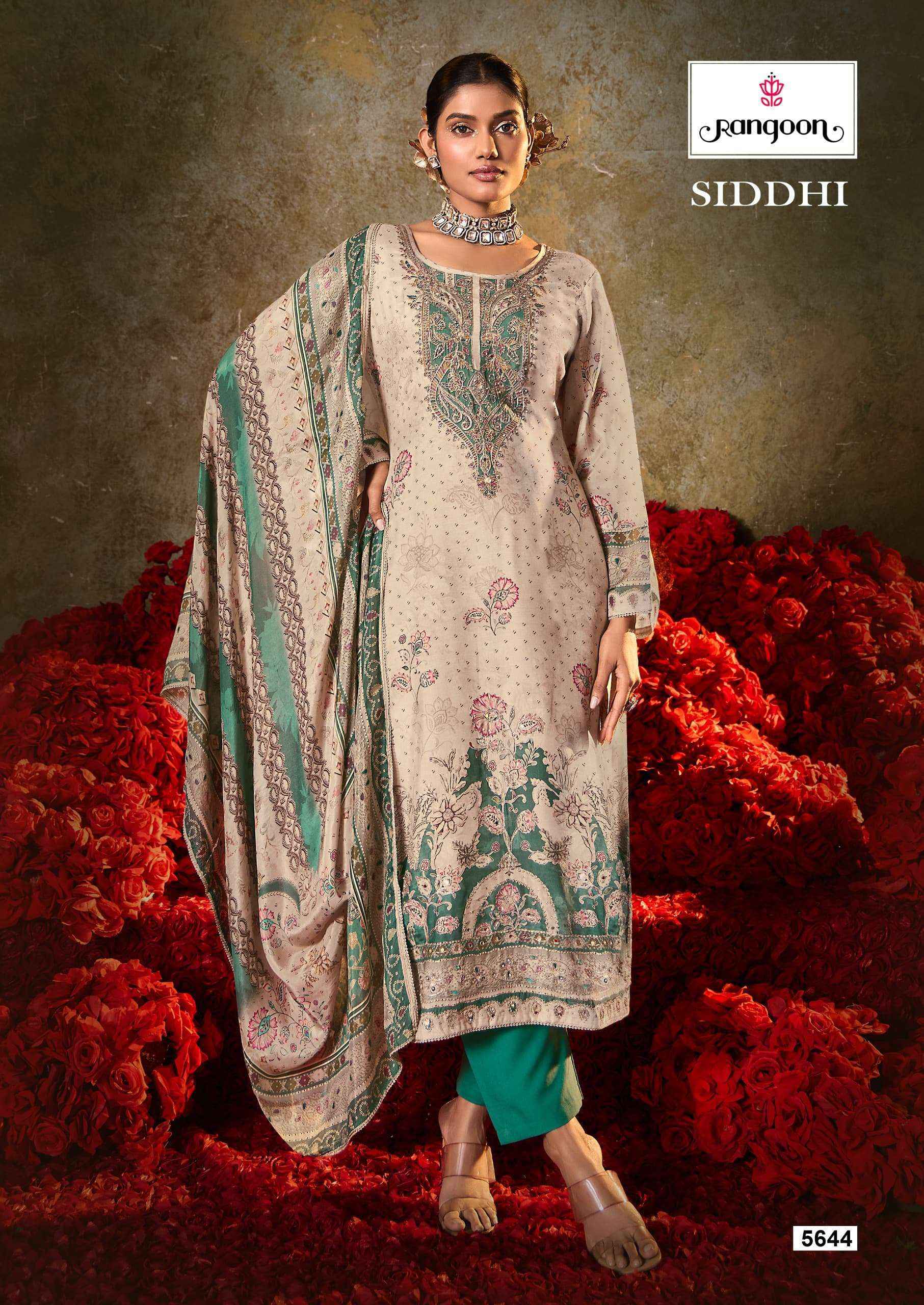 Rangoon Siddhi Muslin Readymade Suit Wholesale Price ( 4 Pcs Catalog )