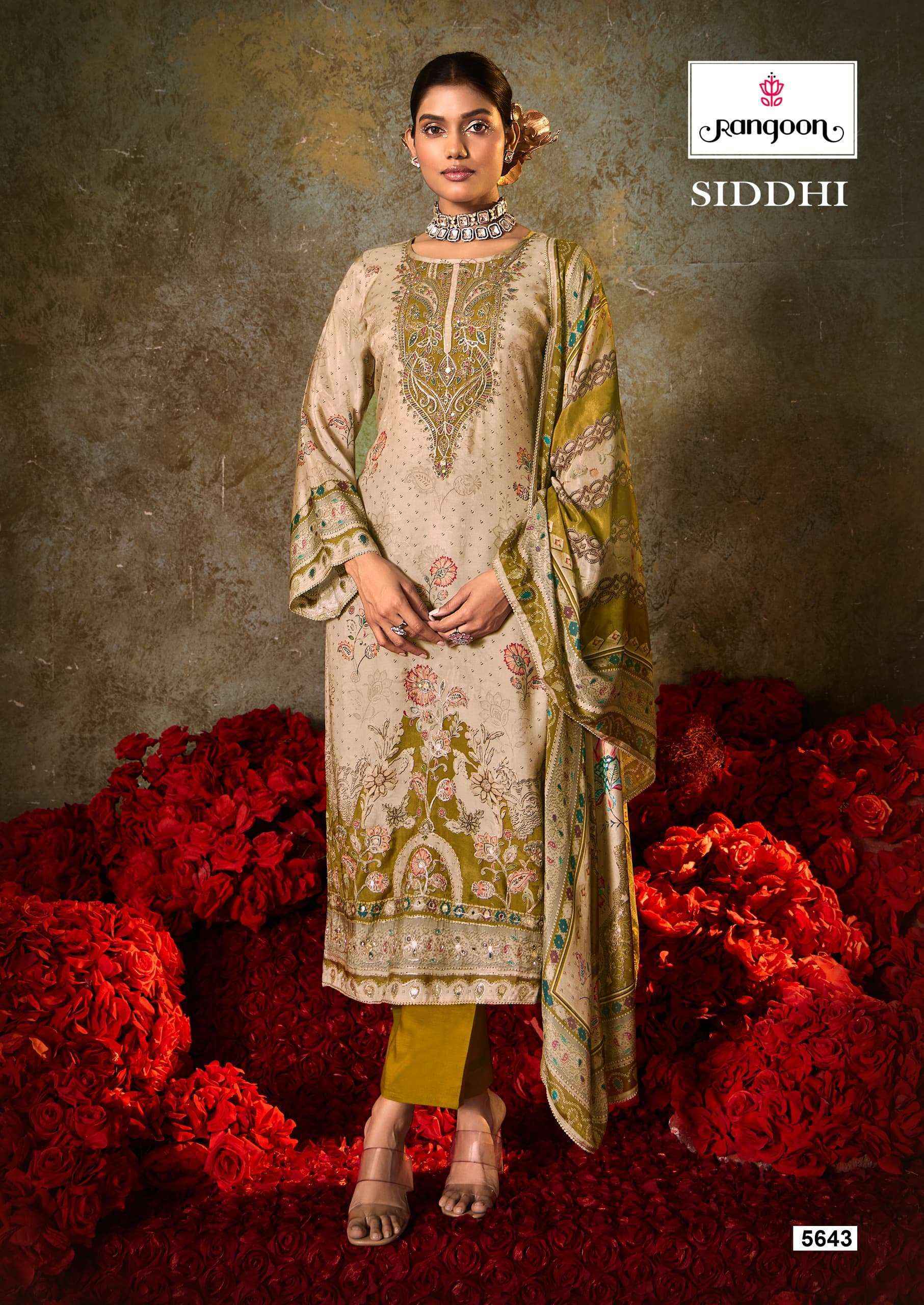 Rangoon Siddhi Muslin Readymade Suit Wholesale Price ( 4 Pcs Catalog )