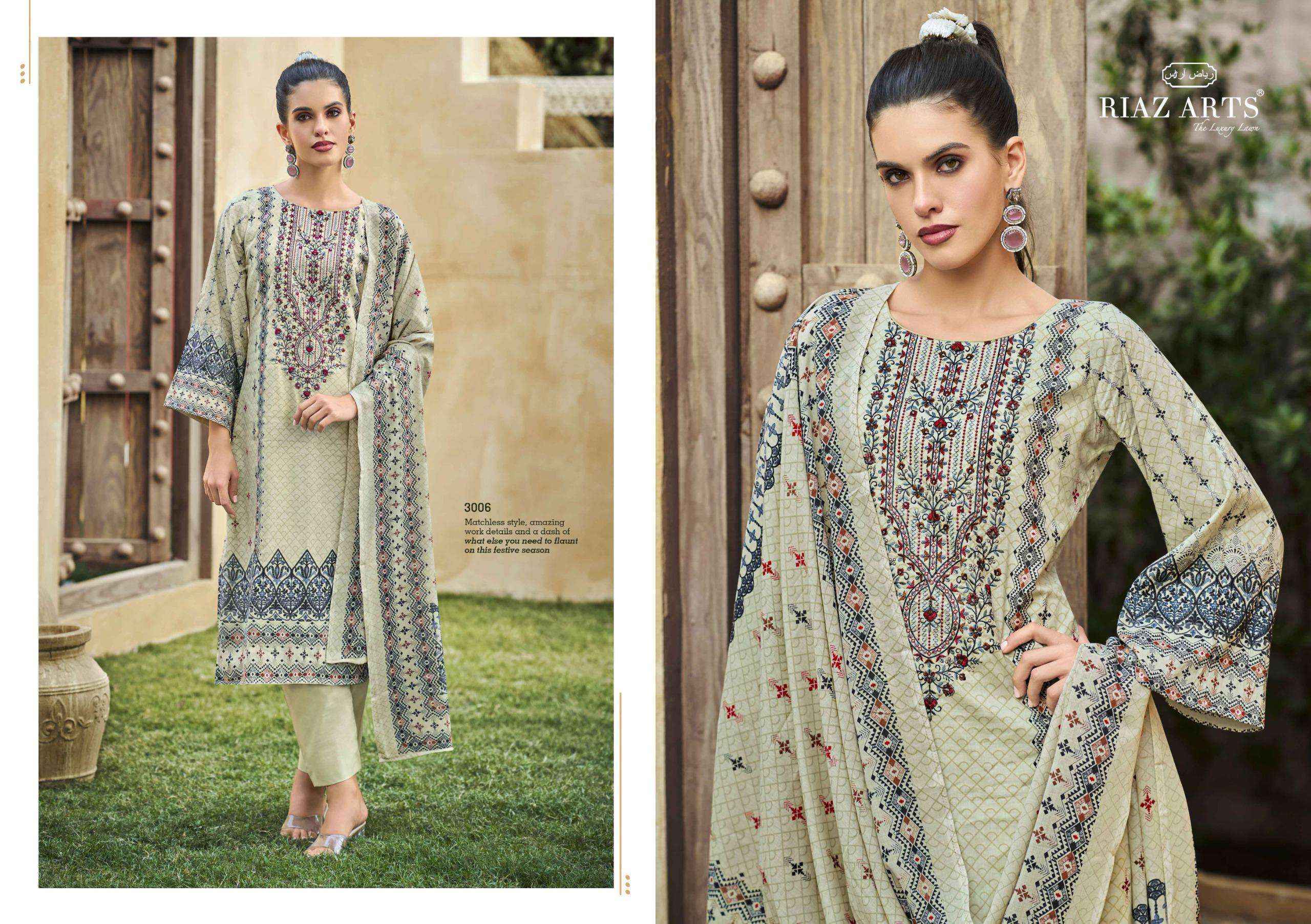 Riaz Arts Musafir Vol 25 Lawn Cotton Suits - Surat Market Wholesale ( 6 pcs Catalogue )