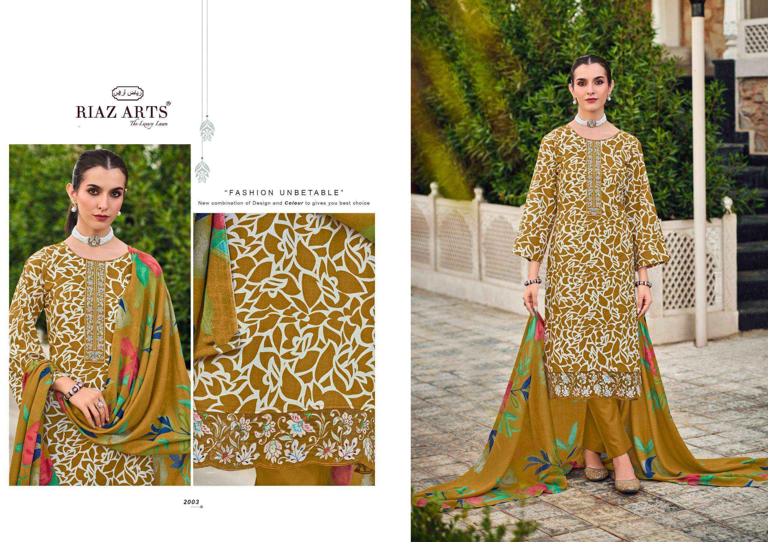 Riaz Arts Summer Star Lawn Cotton Suit New Catalog Wholesale Surat (  6 pcs Catalogue )