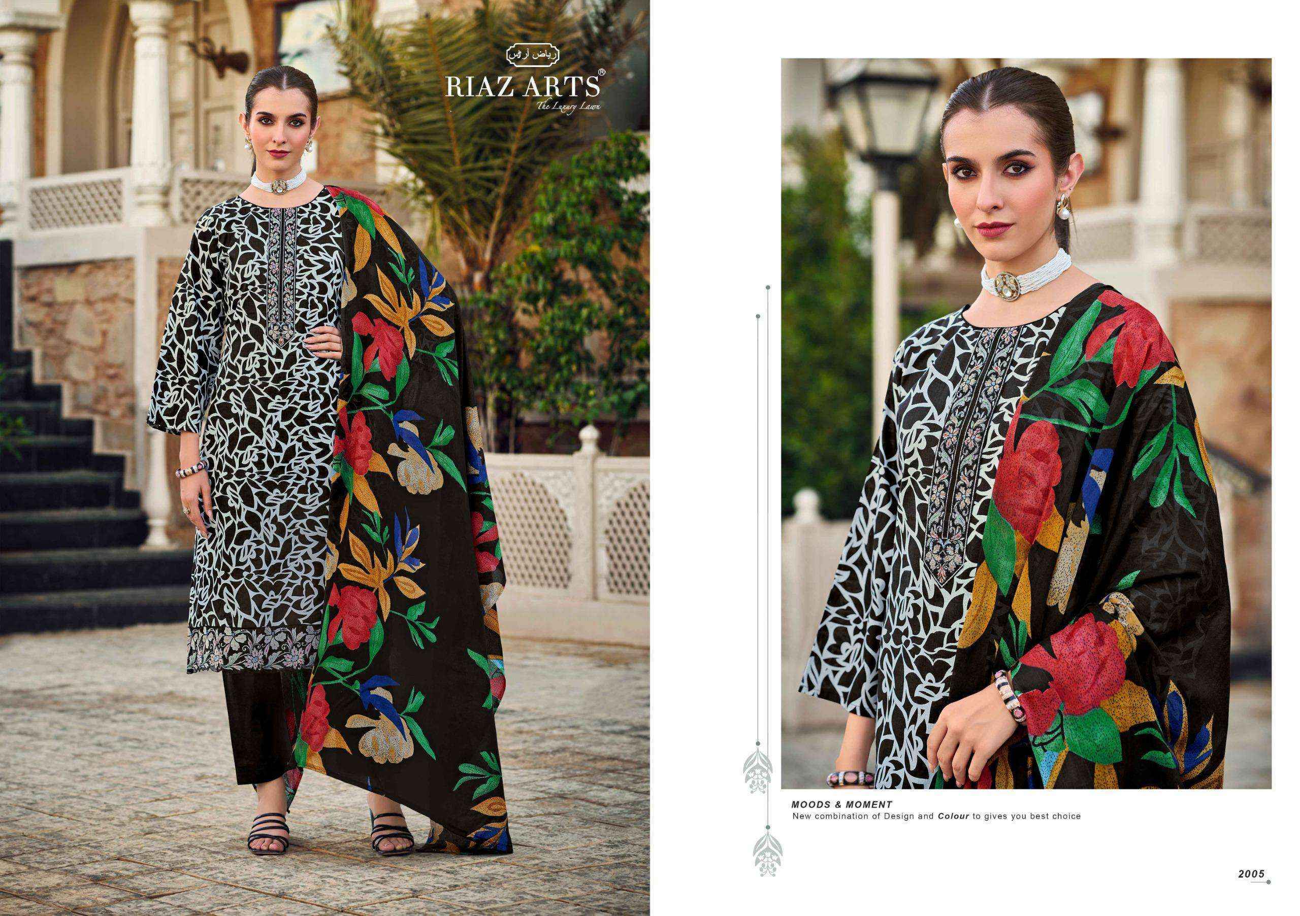 Riaz Arts Summer Star Lawn Cotton Suit New Catalog Wholesale Surat (  6 pcs Catalogue )