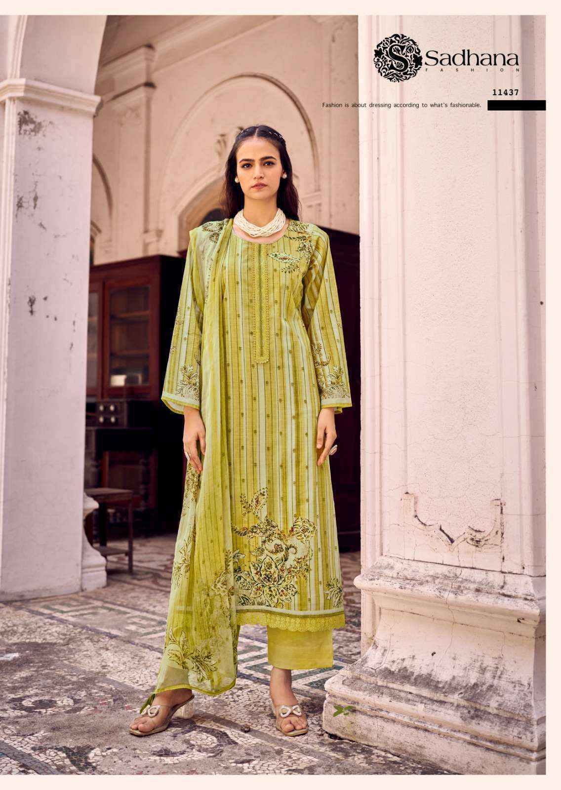 Sadhana Fashion Rohi Lawn Cotton Dress Material Wholesale Price ( 6 pcs Catalog )