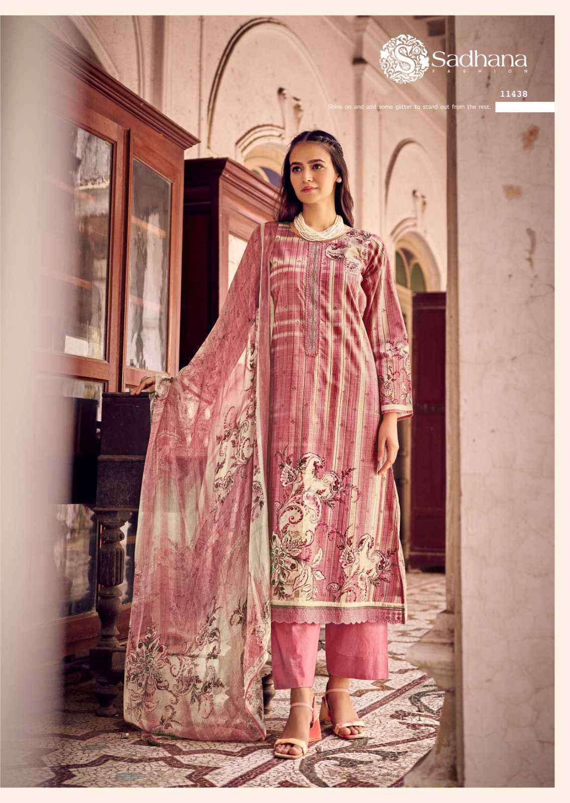Sadhana Fashion Rohi Lawn Cotton Dress Material Wholesale Price ( 6 pcs Catalog )