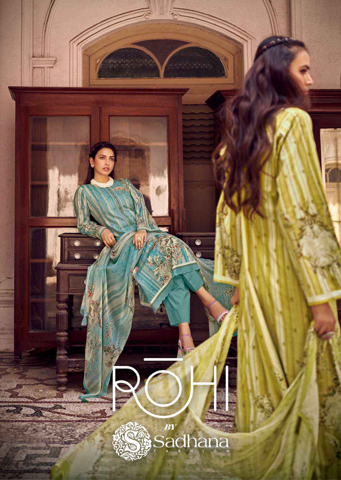Sadhana Fashion Rohi Lawn Cotton Dress Material Wholesale Price ( 6 pcs Catalog )