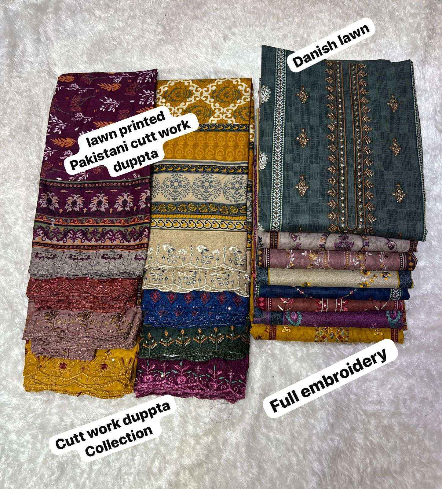 SF BIN SAEED VOL 3 COTTON DIGITAL PRINT WITH HEAVY EMBROIDERED DRESS WHOLESALE RATE ( 8 PCS CATALOG )