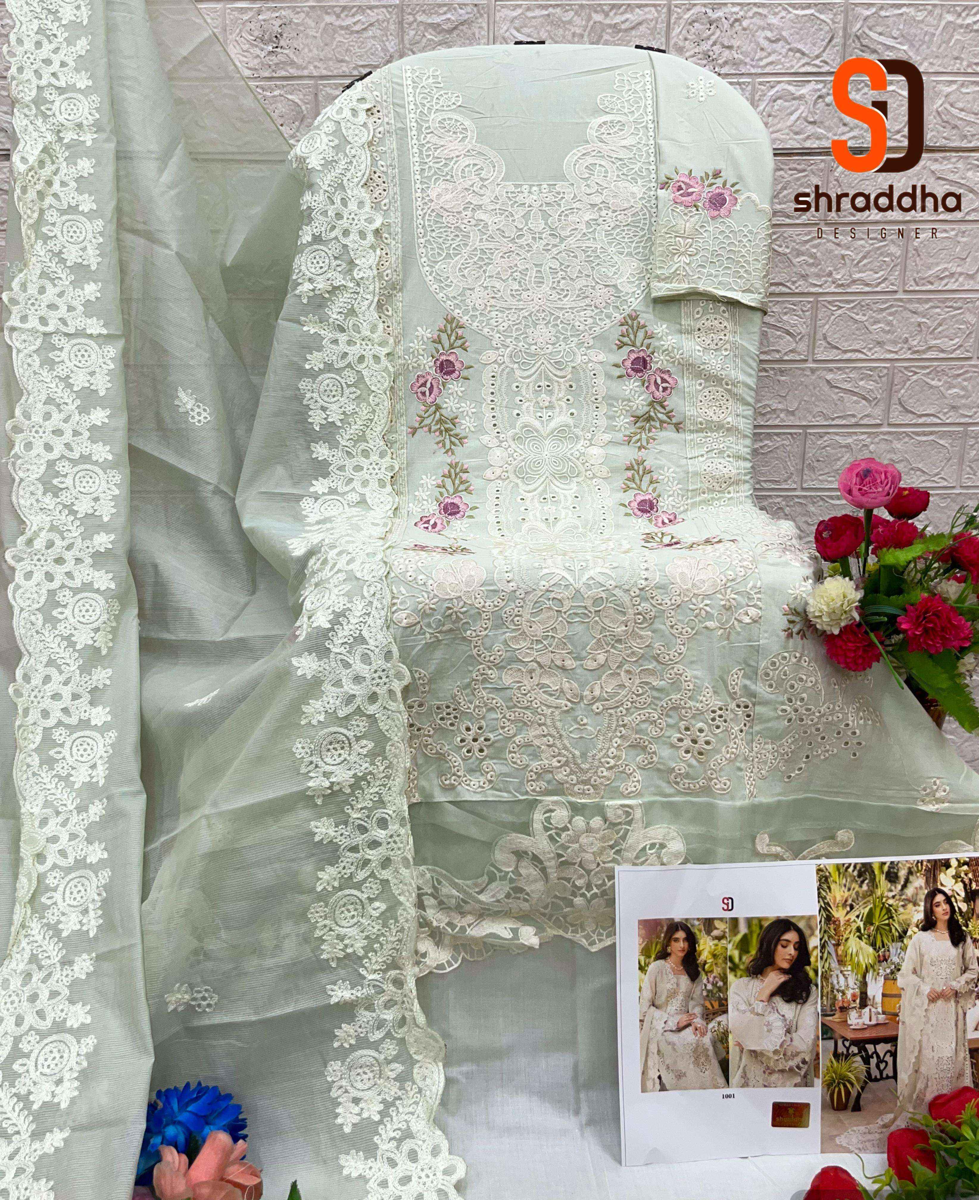 Shraddha Designer Elaf Vol 1 Cotton Pakistani suits ( 4 pcs Catalogue )