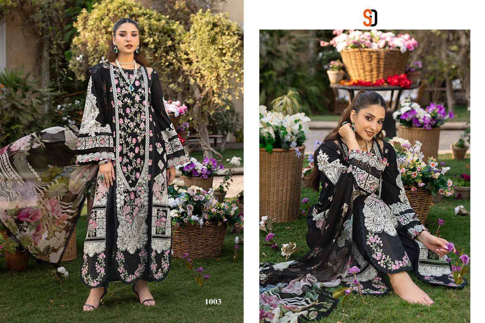 Shraddha Designer Elaf Vol 1 Cotton Pakistani suits ( 4 pcs Catalogue )