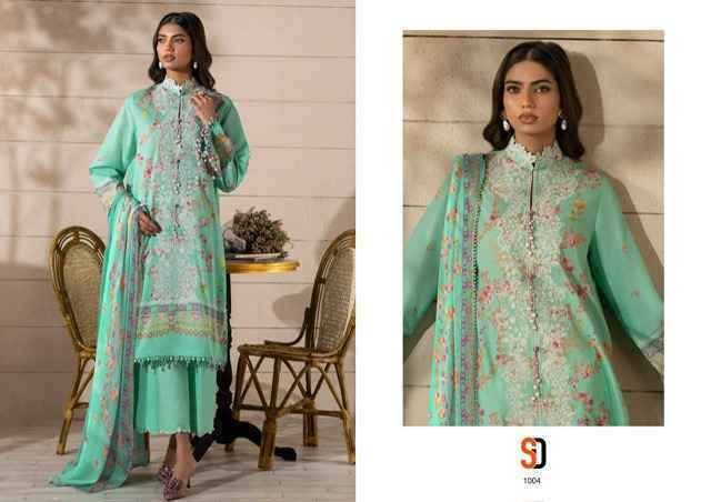 Shraddha Designer Muzlin Sana Safinaz Lawn Cotton Pakistani Suits ( 8 pcs Catalogue )