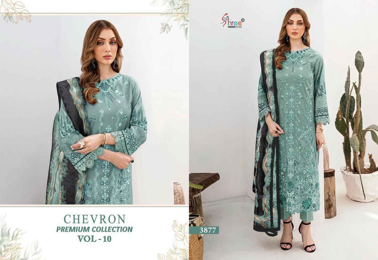 Shree Fabs Chevron Premium Collection Vol 10 Cotton Pakistani Suits ( 8 pcs Catalogue )