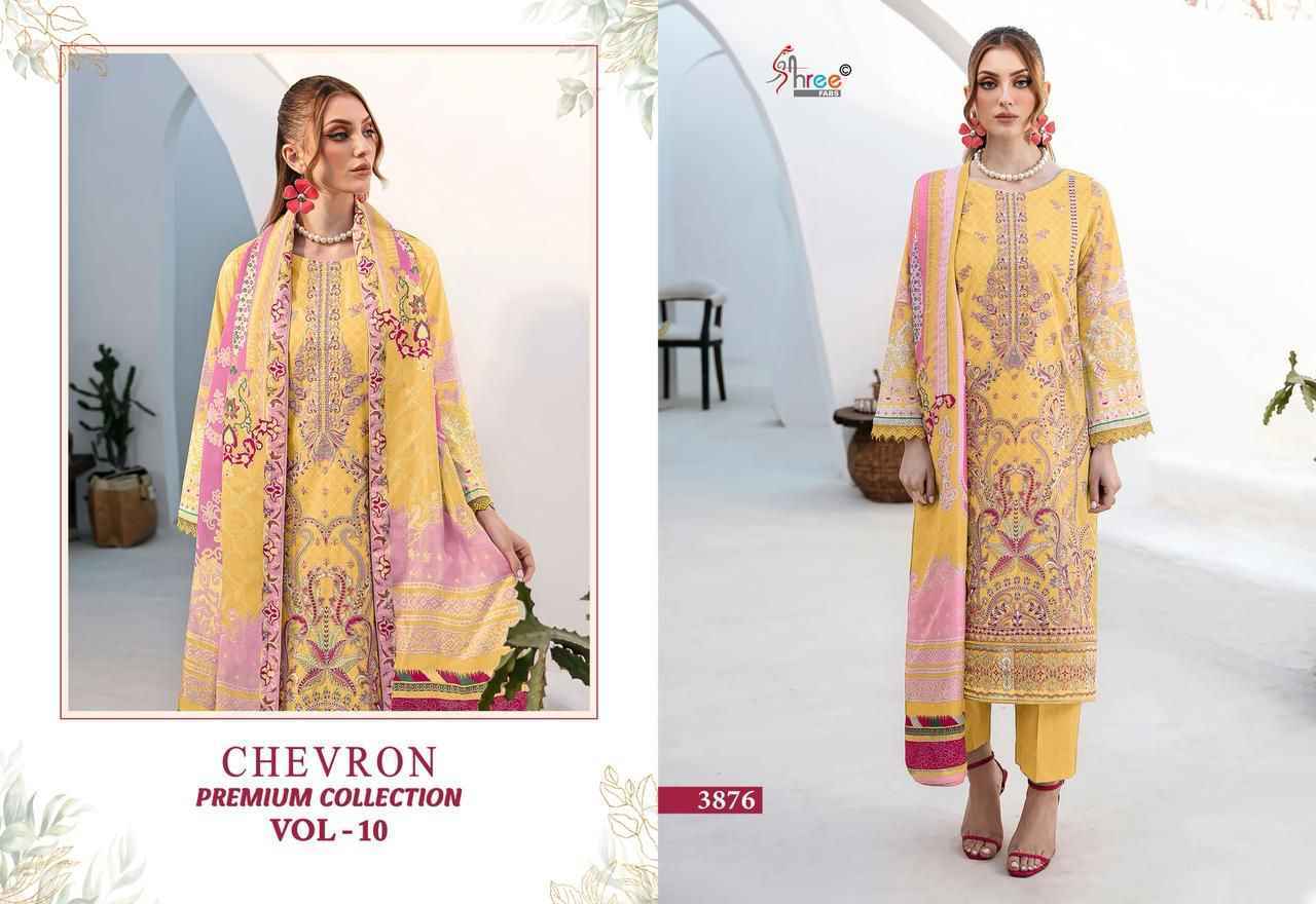 Shree Fabs Chevron Premium Collection Vol 10 Cotton Pakistani Suits ( 8 pcs Catalogue )