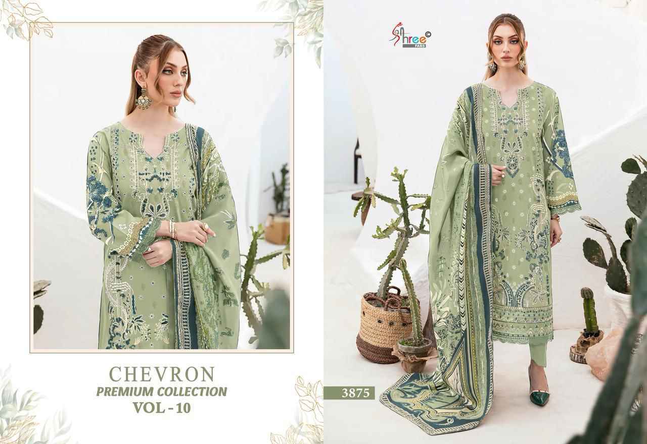 Shree Fabs Chevron Premium Collection Vol 10 Cotton Pakistani Suits ( 8 pcs Catalogue )