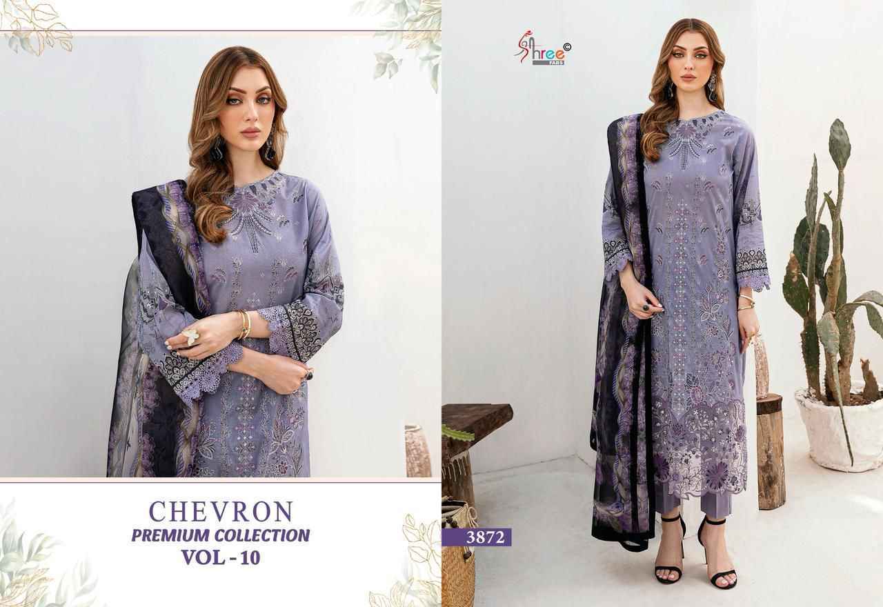 Shree Fabs Chevron Premium Collection Vol 10 Cotton Pakistani Suits ( 8 pcs Catalogue )