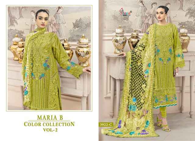 Shree Fabs Maria B Colour Collection Vol 2 Cotton Dress Material ( 4 pcs Catalogue )