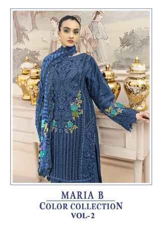 Shree Fabs Maria B Colour Collection Vol 2 Cotton Dress Material ( 4 pcs Catalogue )
