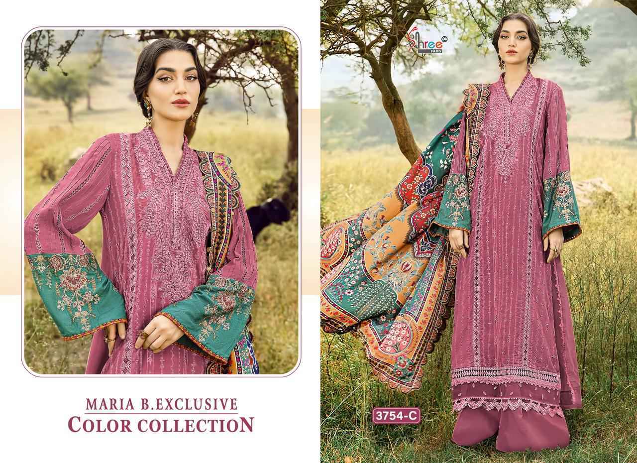Shree Fabs Maria B Exclusive Colour Collection Rayon Pakistani Suits ( 4 pcs Catalogue )