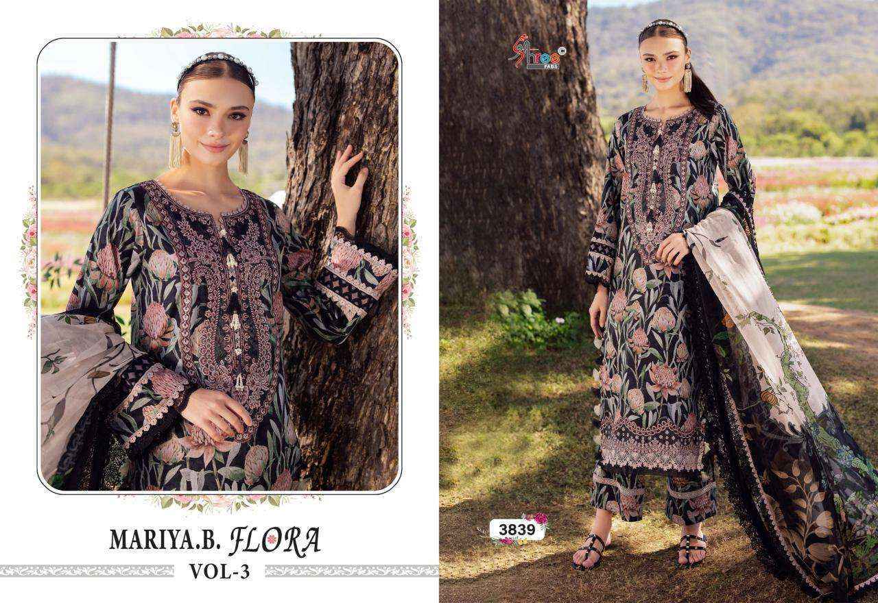 Shree Fabs Mariya B Flora Vol 3 Cotton Pakistani Suits ( 6 pcs Catalogue )