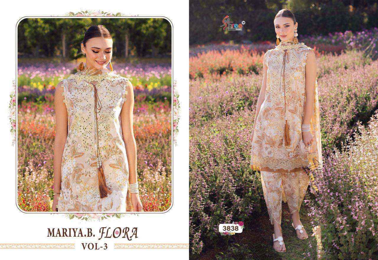 Shree Fabs Mariya B Flora Vol 3 Cotton Pakistani Suits ( 6 pcs Catalogue )