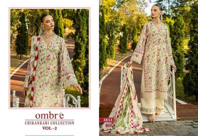 Shree Fabs Ombre Chikankari Collection Vol 2 Cotton Pakistani Suits ( 8 pcs Catalogue )
