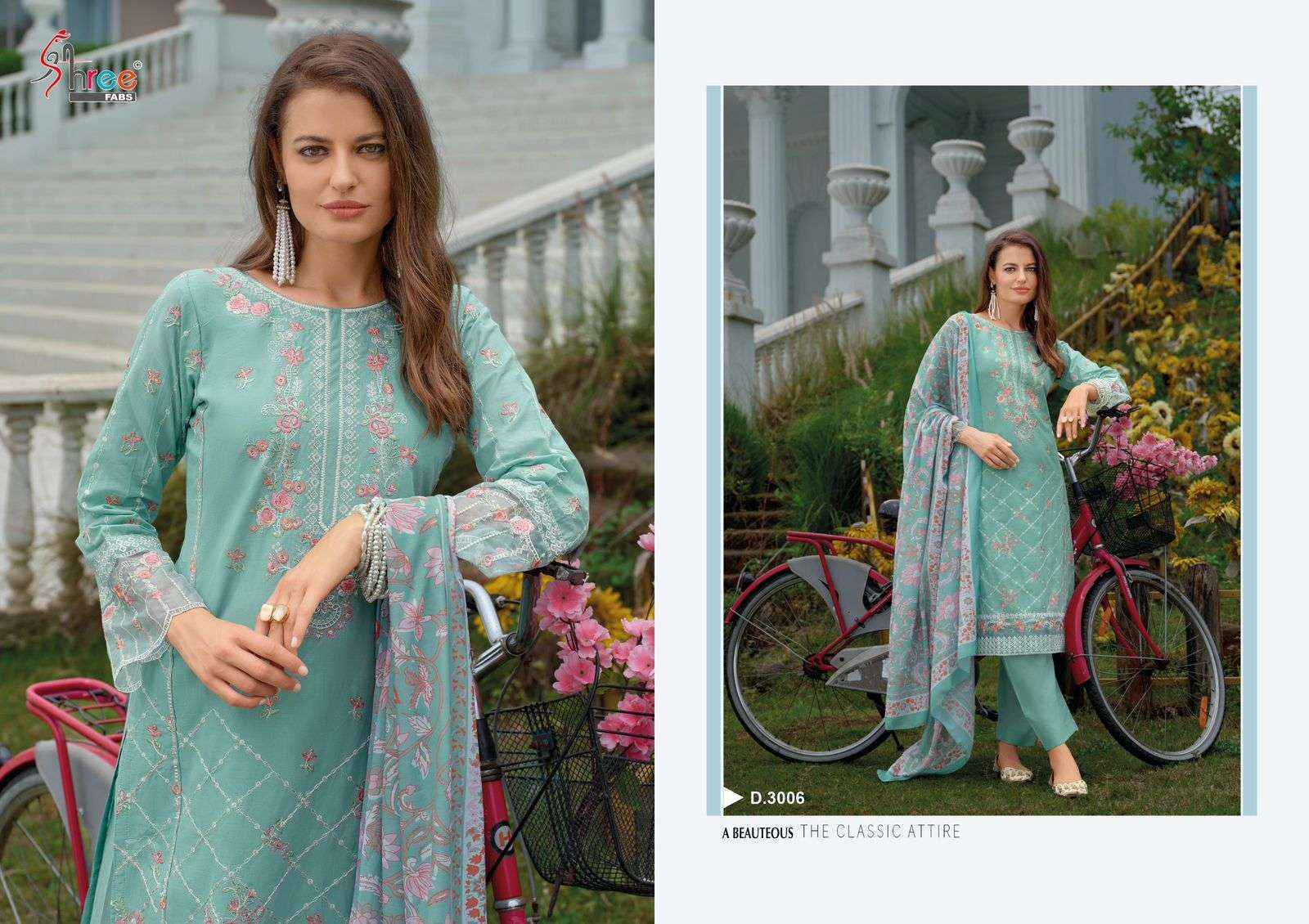Shree Fabs Tasrif Vol 3 Cotton Pakistani Suits New Collection ( 6 pcs Catalogue )
