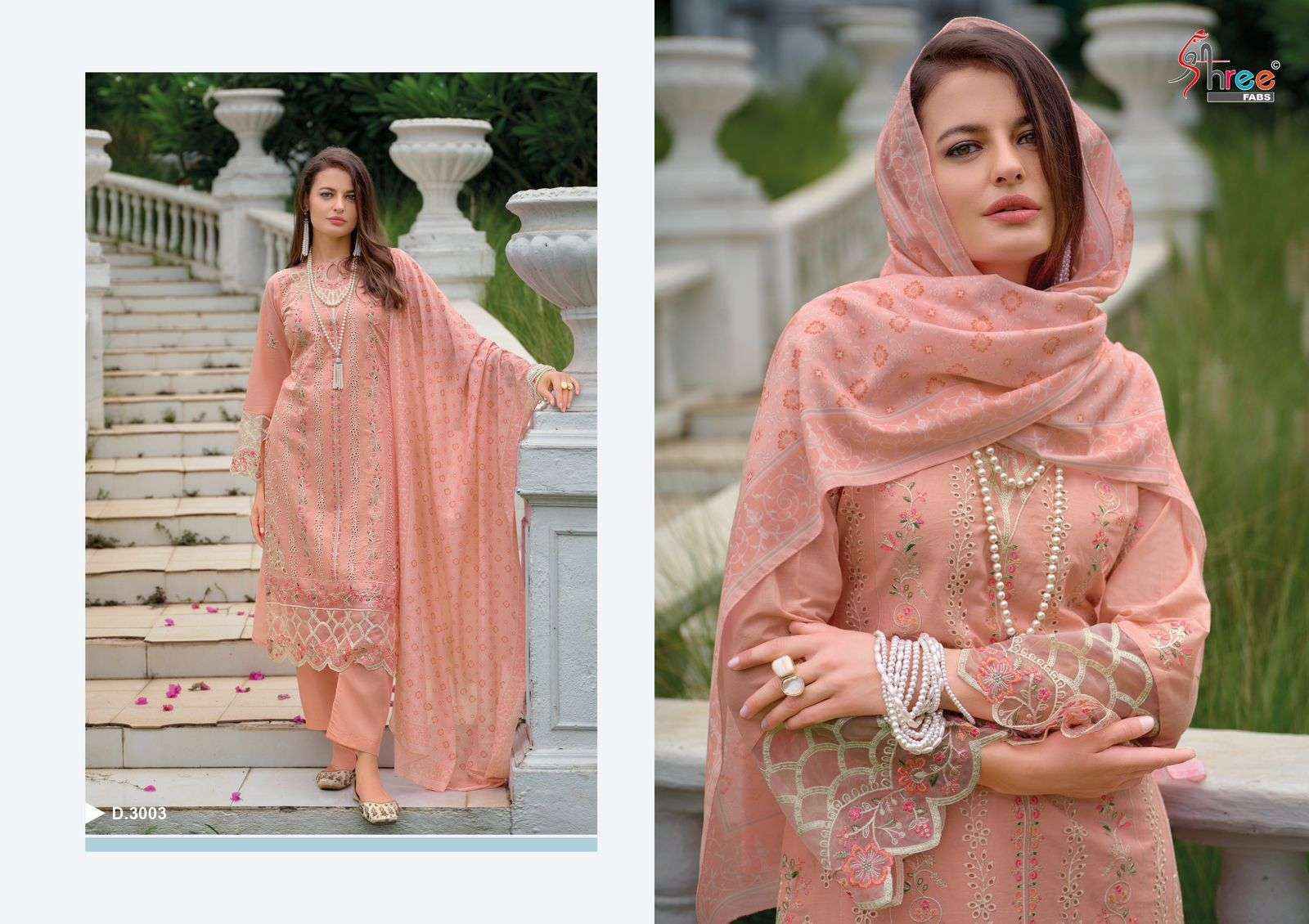 Shree Fabs Tasrif Vol 3 Cotton Pakistani Suits New Collection ( 6 pcs Catalogue )