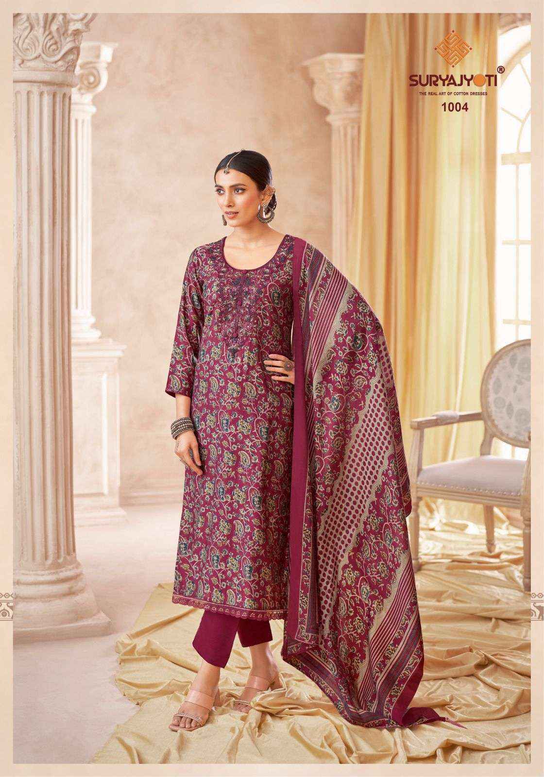 Suryajyoti Kesha Vol 1 Modal Dress Material - Surat Market Wholesale ( 6 Pcs Catalouge )