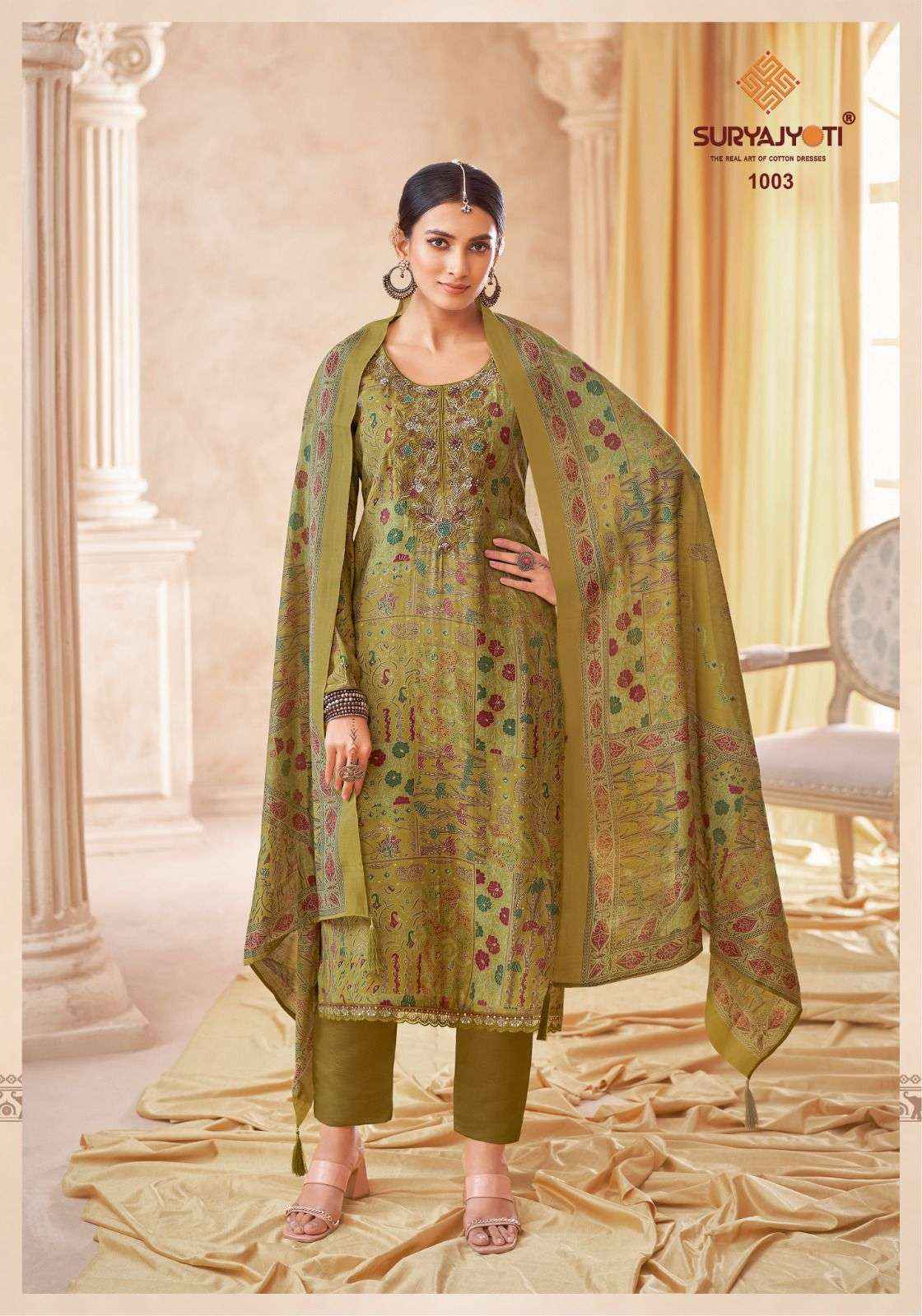 Suryajyoti Kesha Vol 1 Modal Dress Material - Surat Market Wholesale ( 6 Pcs Catalouge )