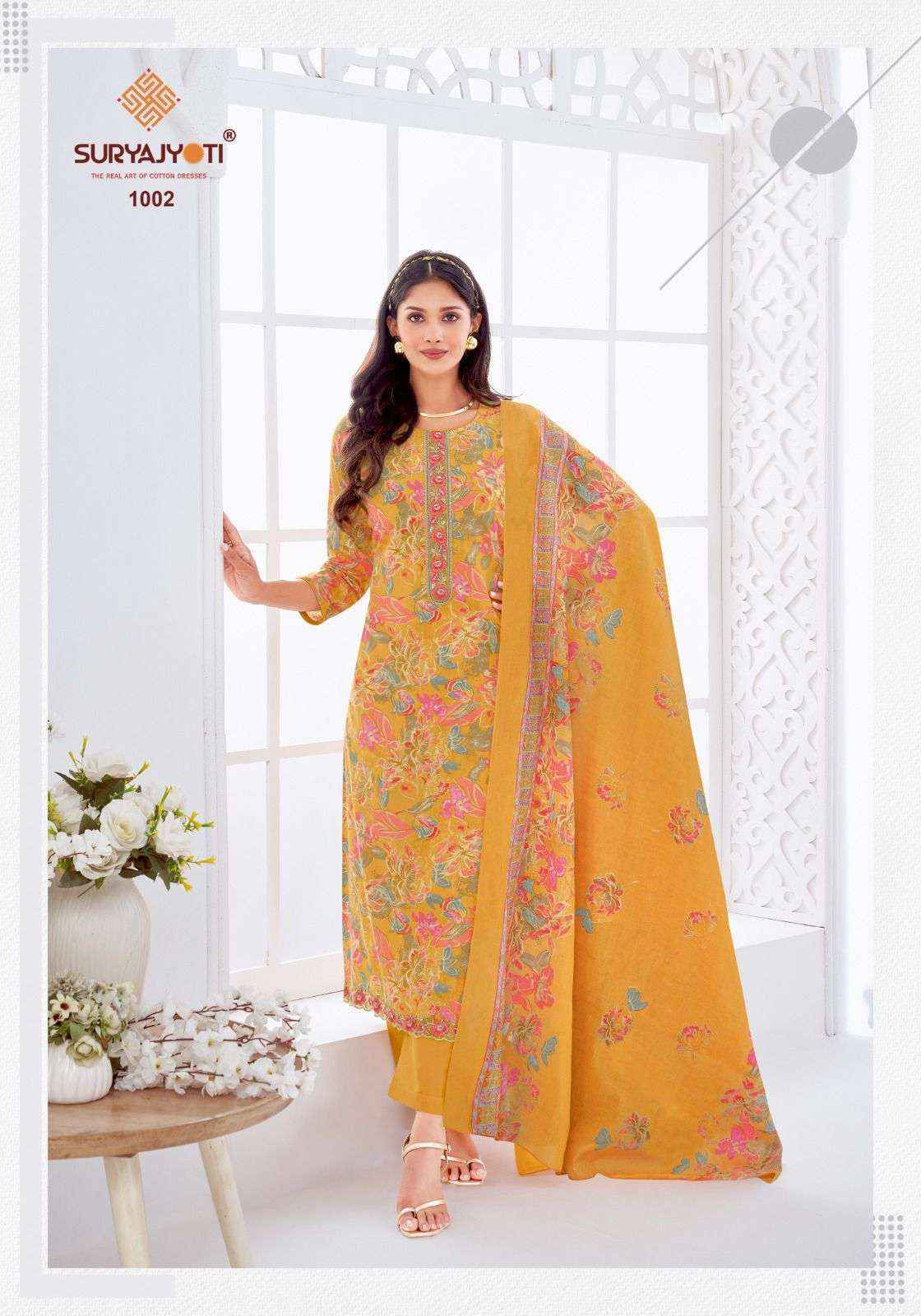 Suryajyoti Khushboo Vol 1 Lawn Cotton Salwar Suit  - Wholesale Bazaar Surat ( 8 Pc Catalouge )