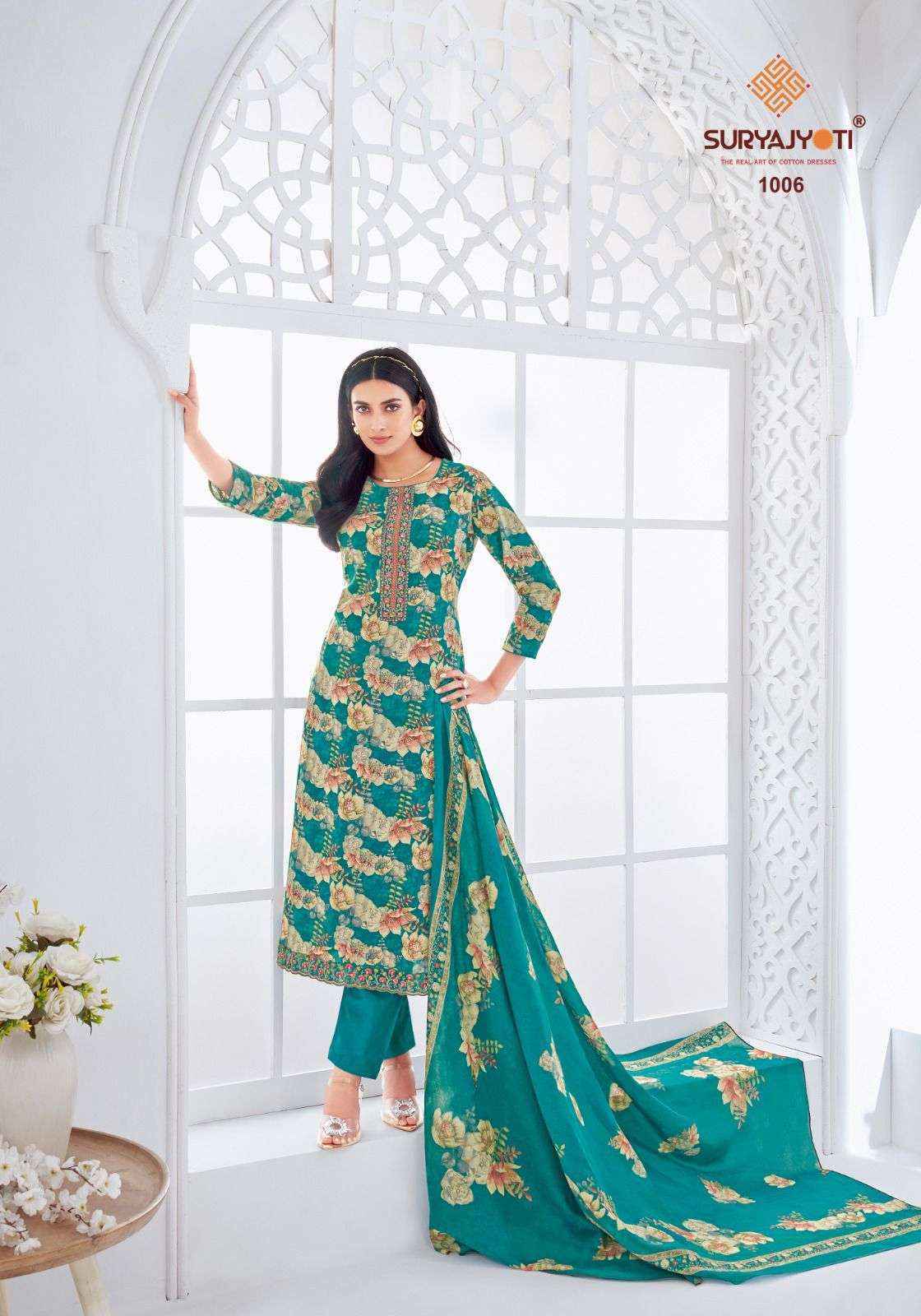 Suryajyoti Khushboo Vol 1 Lawn Cotton Salwar Suit  - Wholesale Bazaar Surat ( 8 Pc Catalouge )