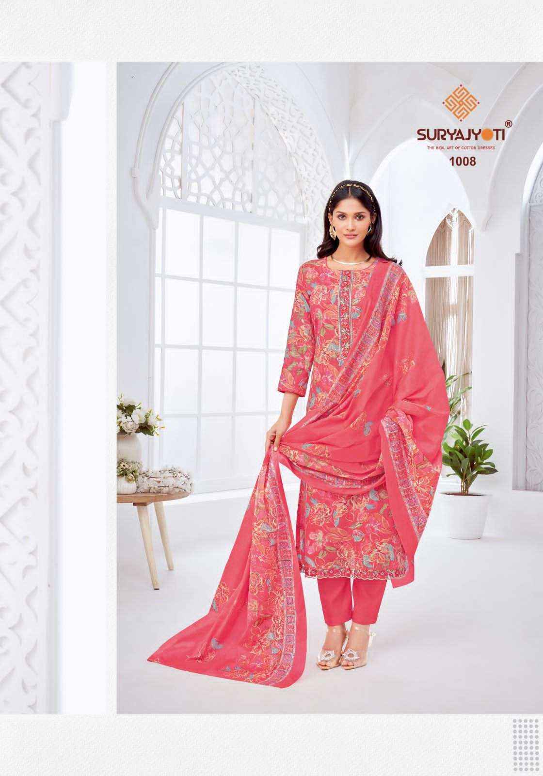 Suryajyoti Khushboo Vol 1 Lawn Cotton Salwar Suit  - Wholesale Bazaar Surat ( 8 Pc Catalouge )