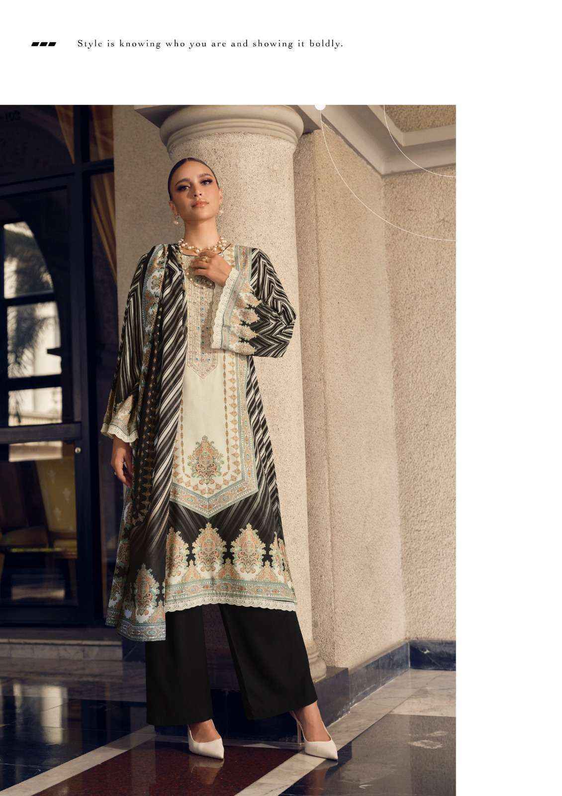 The Hermitage Shop Marrakesh Jam Satin Dress Material Wholesale Price ( 6 Pcs Catalog )