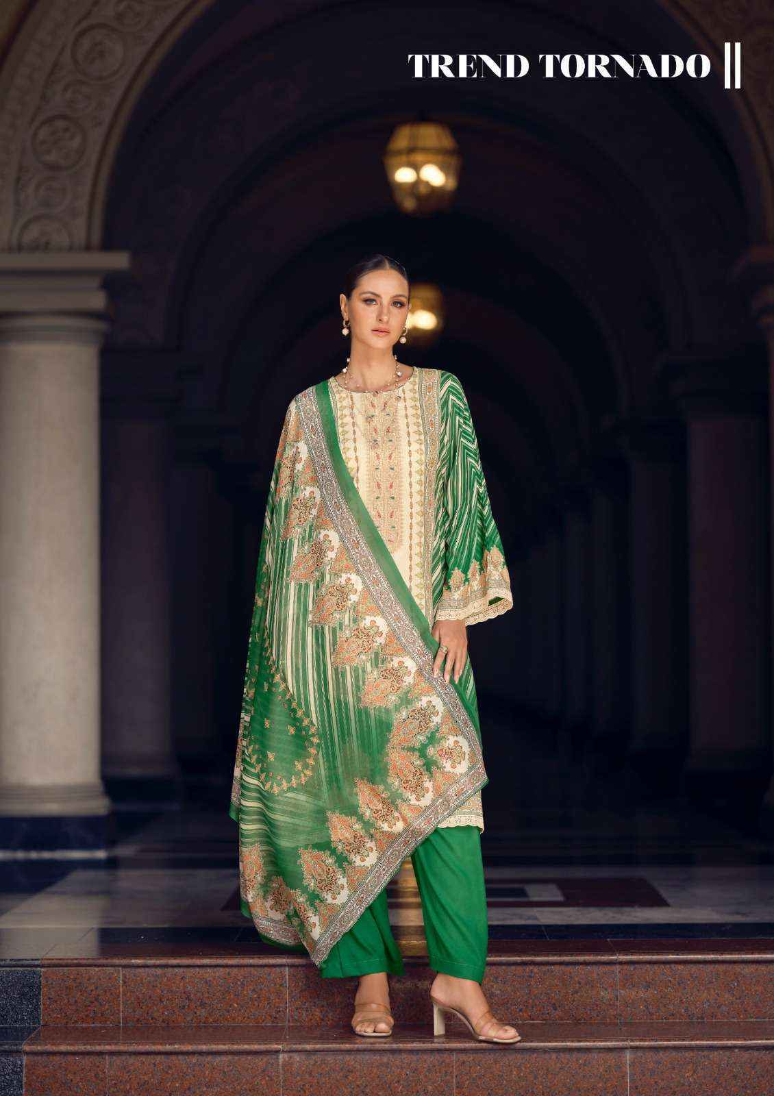 The Hermitage Shop Marrakesh Jam Satin Dress Material Wholesale Price ( 6 Pcs Catalog )