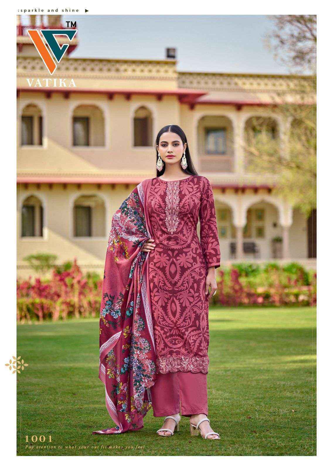 Vandana‎ Creation Vatika Vol 1 Cotton Dress Material Wholesale Price ( 8 pcs Catalogue )