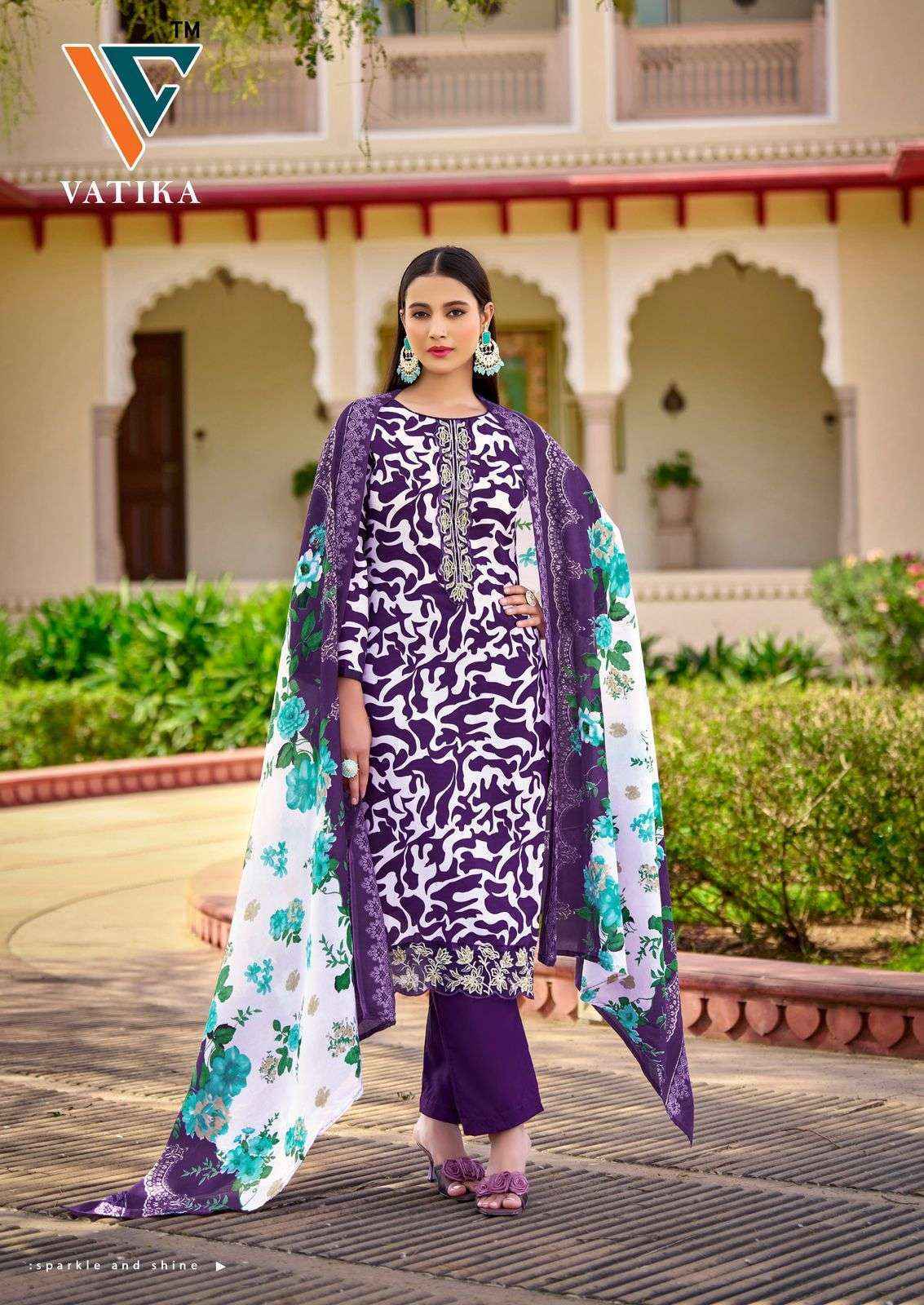 Vandana‎ Creation Vatika Vol 1 Cotton Dress Material Wholesale Price ( 8 pcs Catalogue )