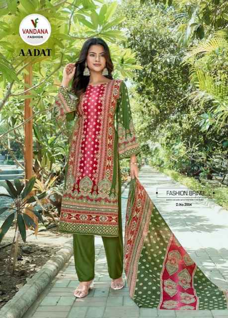 Vandana Fashion Aadat Vol 2 Viscouse Rayon Pakistani Suits ( 6 pcs Catalogue )