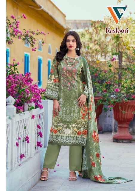 Vandana Kastoori‎‎ Vol 2 Cotton Pakistani Suits Wholesale Catalog ( 8 pcs Catalogue )