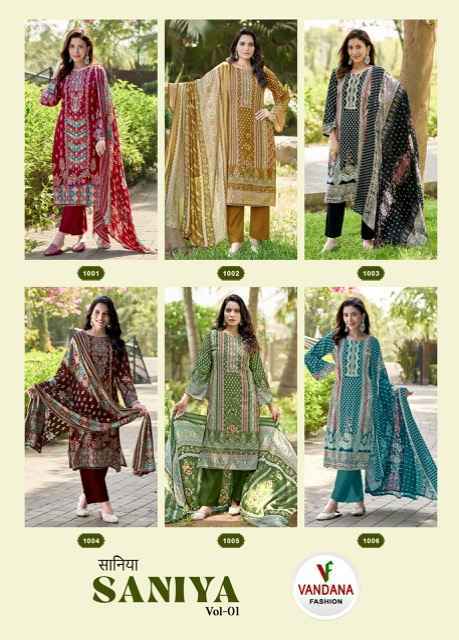 Vandana Saniya Vol 1 Viscouse Rayon Pakistani Suits Online Shopping ( 6 pcs Catalogue )