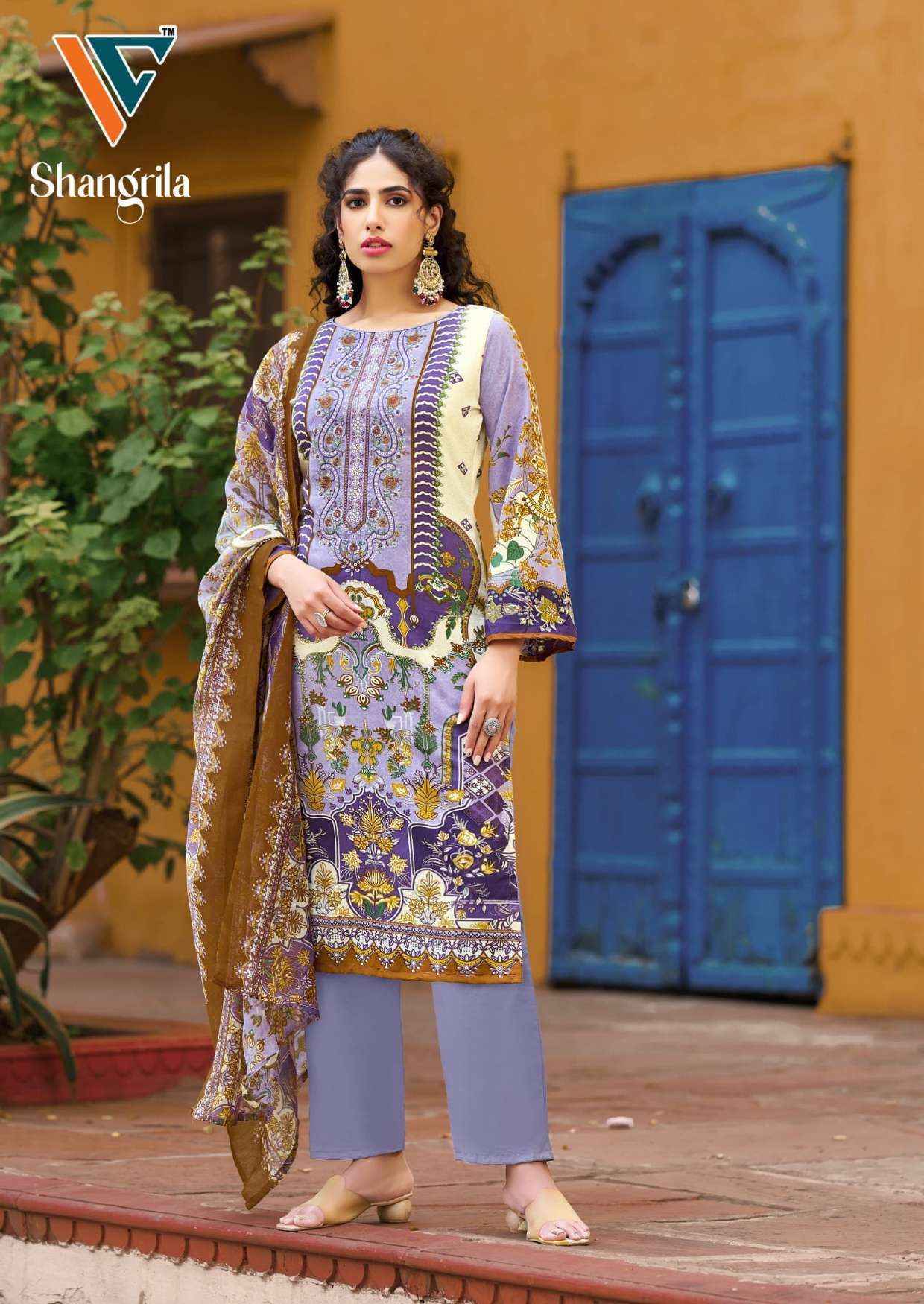 Vandana‎ Shangrila‎‎ Vol 1 Rayon Pakistani Suits - Surat Wholesale Market ( 8 pcs Catalogue )