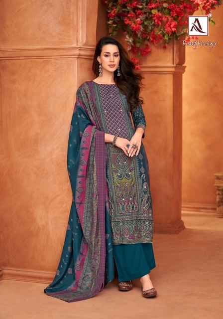 Alok Rang Rasiya Modal Dress Material Wholesale Market Surat ( 6 pcs Catalogue