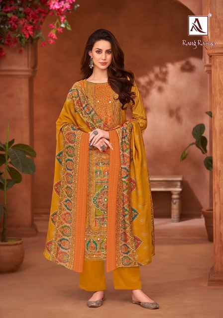 Alok Rang Rasiya Modal Dress Material Wholesale Market Surat ( 6 pcs Catalogue