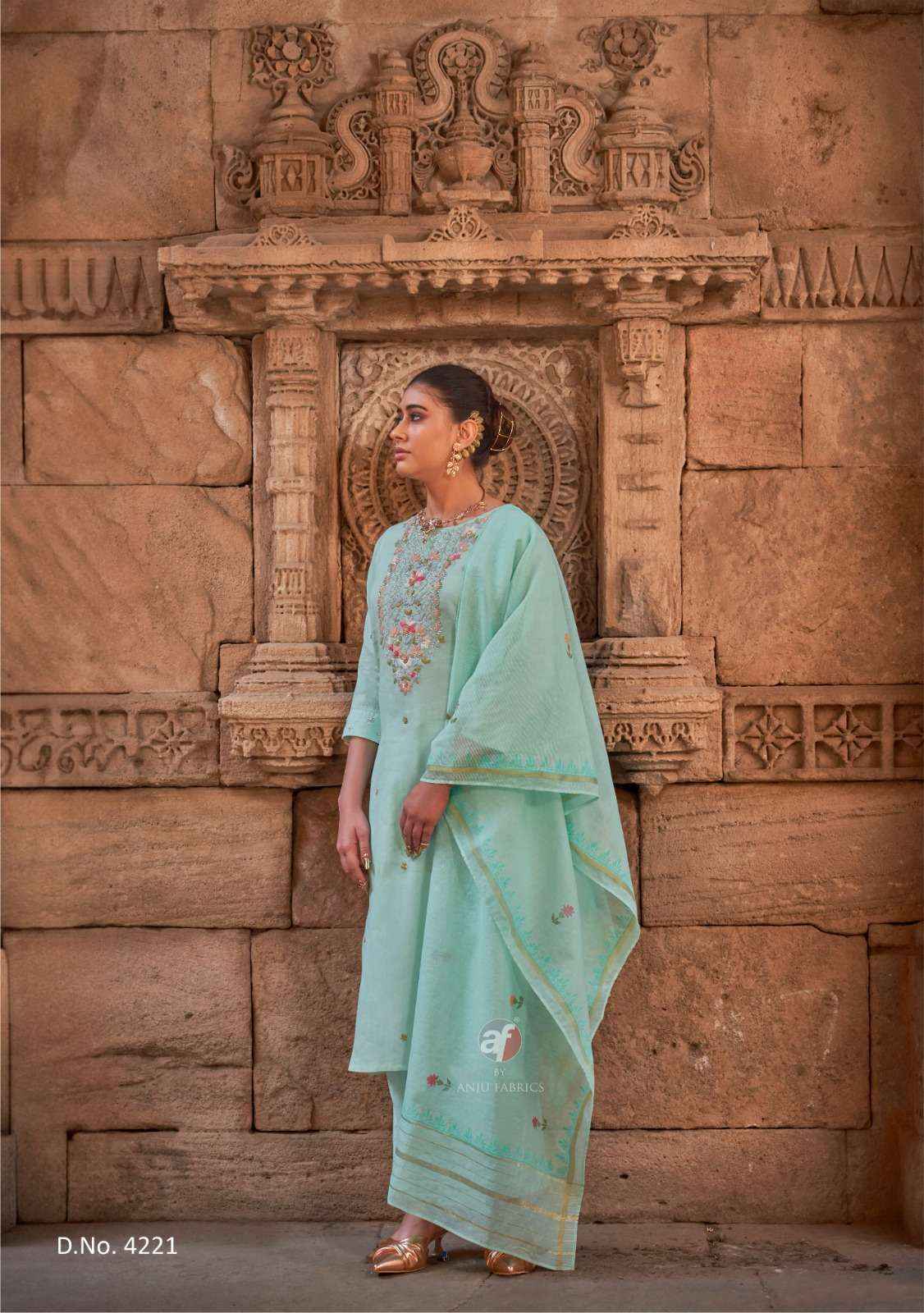 Anju Fabrics Chandani Vol 4 Cotton Kurti Combo Wholesale Surat ( 6 pcs Catalogue )
