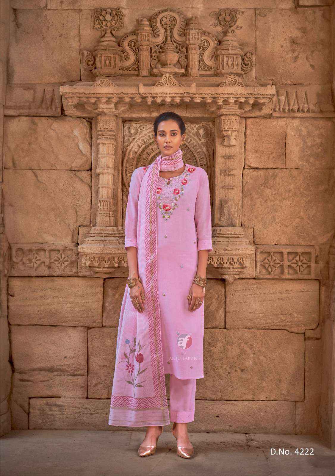 Anju Fabrics Chandani Vol 4 Cotton Kurti Combo Wholesale Surat ( 6 pcs Catalogue )