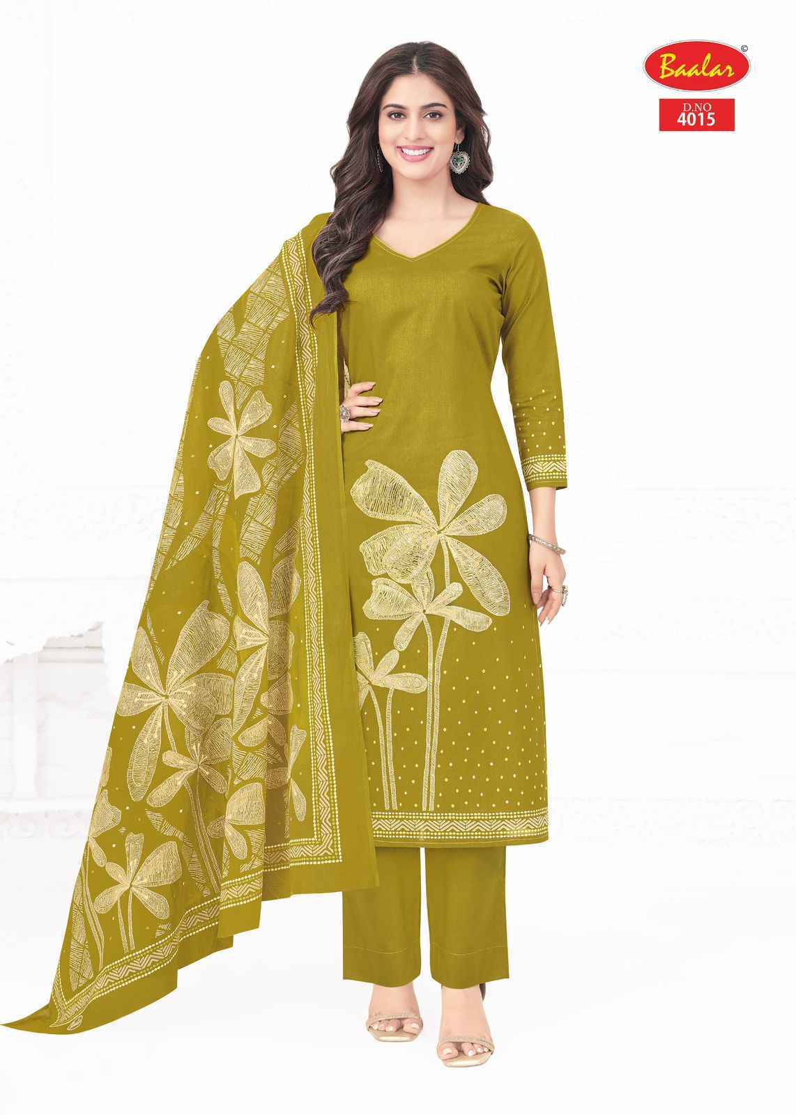 Baalar Pashmina Vol 4 Lawn Cotton Dress Material Surat Wholesale (18 pcs Catalogue