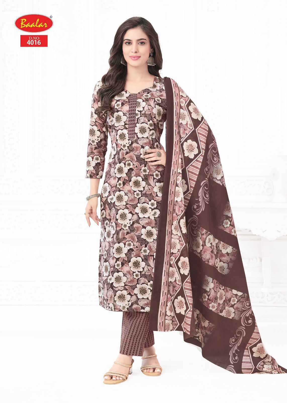 Baalar Pashmina Vol 4 Lawn Cotton Dress Material Surat Wholesale (18 pcs Catalogue