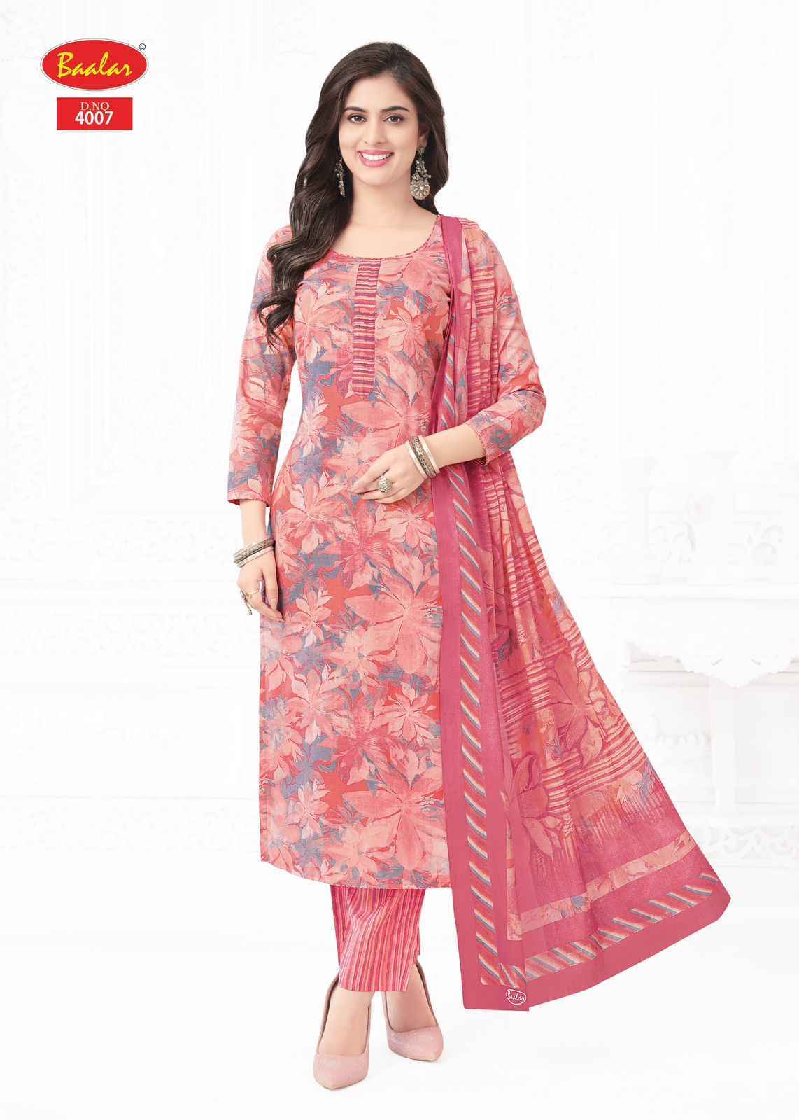 Baalar Pashmina Vol 4 Lawn Cotton Dress Material Surat Wholesale (18 pcs Catalogue