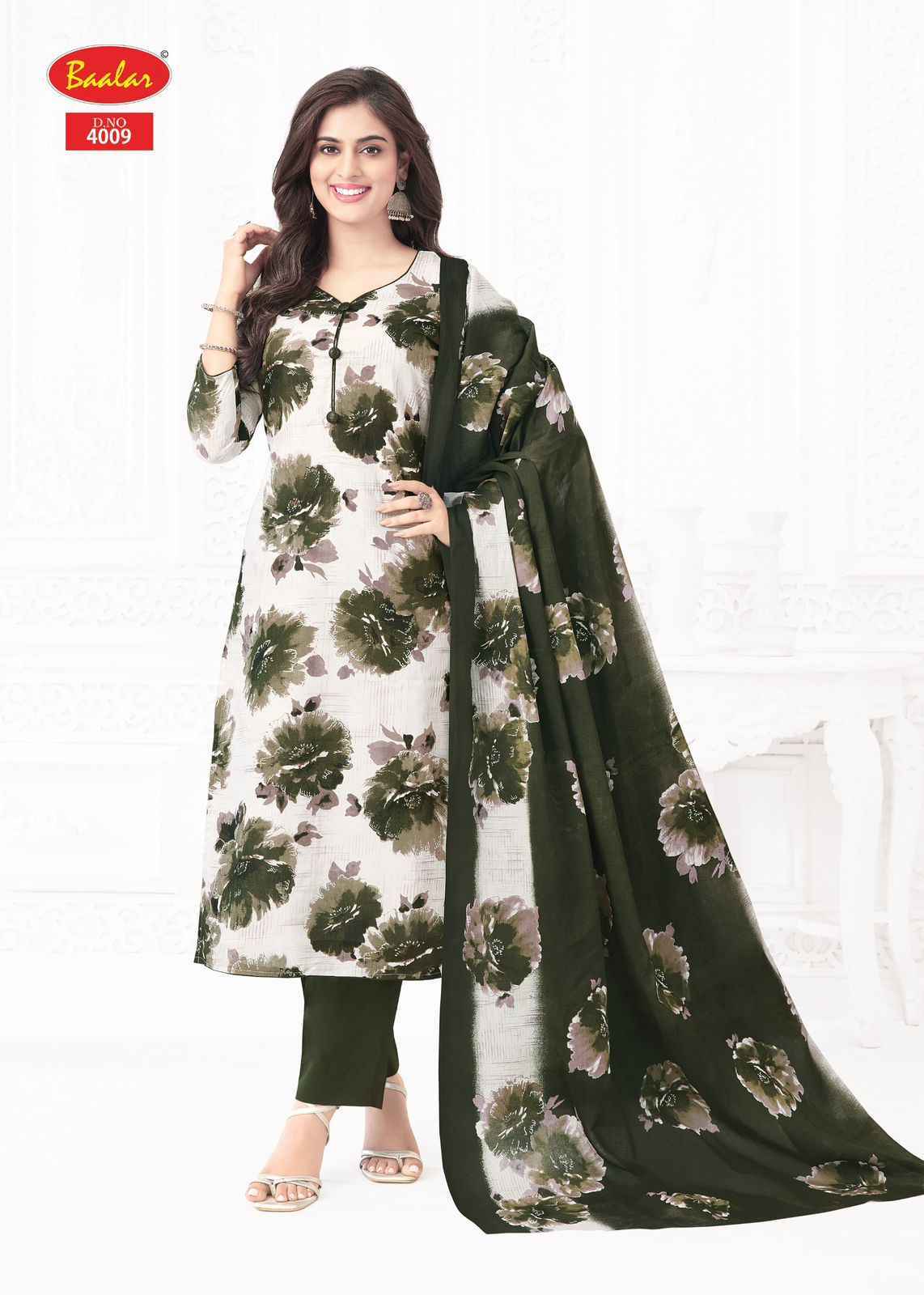 Baalar Pashmina Vol 4 Lawn Cotton Dress Material Surat Wholesale (18 pcs Catalogue