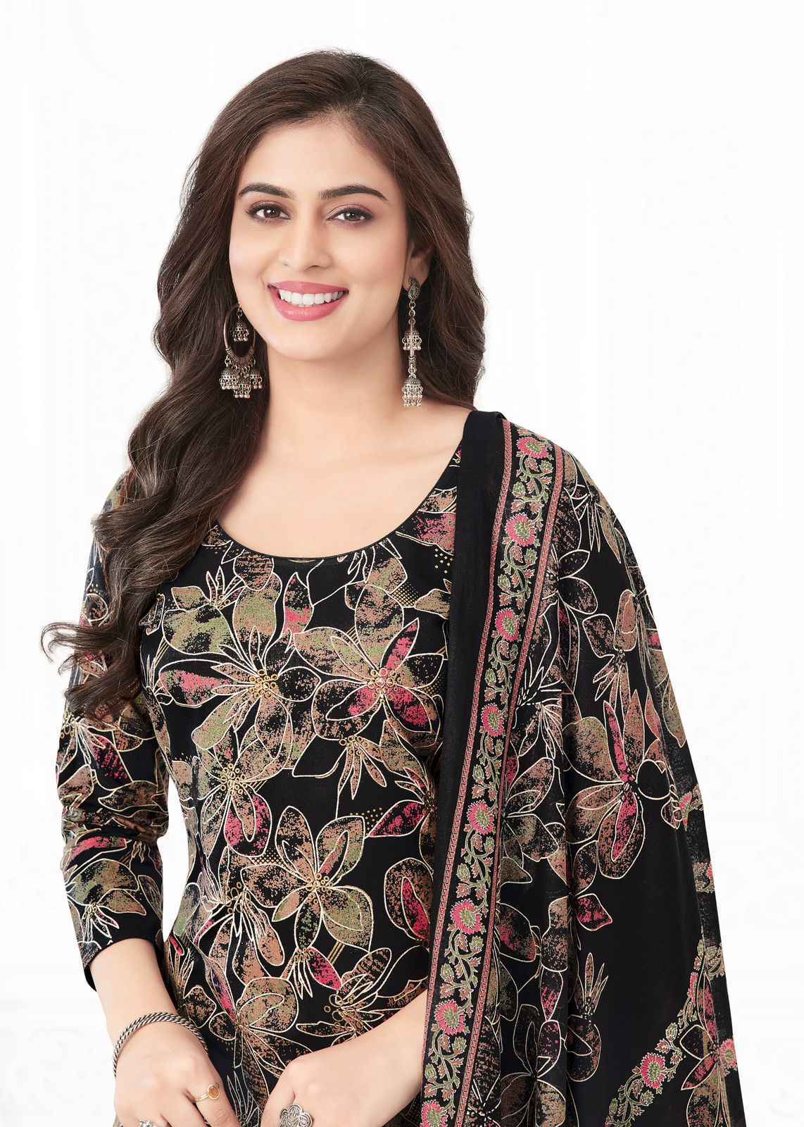 Baalar Pashmina Vol 4 Lawn Cotton Dress Material Surat Wholesale (18 pcs Catalogue