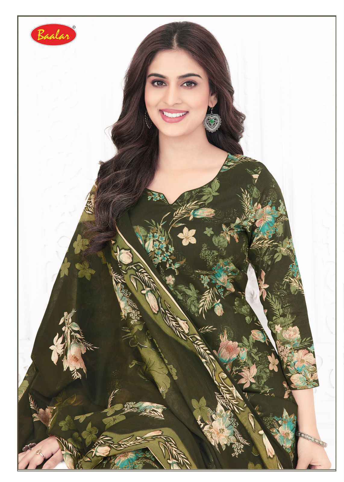 Baalar Pashmina Vol 4 Lawn Cotton Dress Material Surat Wholesale (18 pcs Catalogue