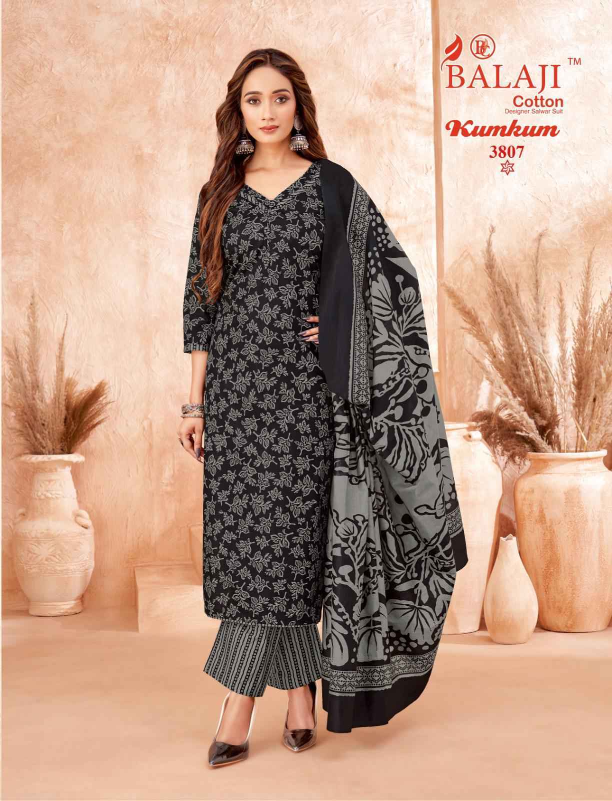 Balaji Kumkum Vol 38 Cotton Dress Material Wholesale price ( 12 Pcs Catalog )