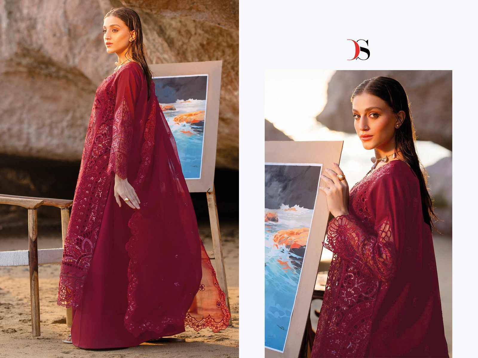 Deepsy Suits Sirene Luxury Lawn 25 Vol 2 Wholesale Cotton Pakistani Dress ( 6 pcs Catalogue )