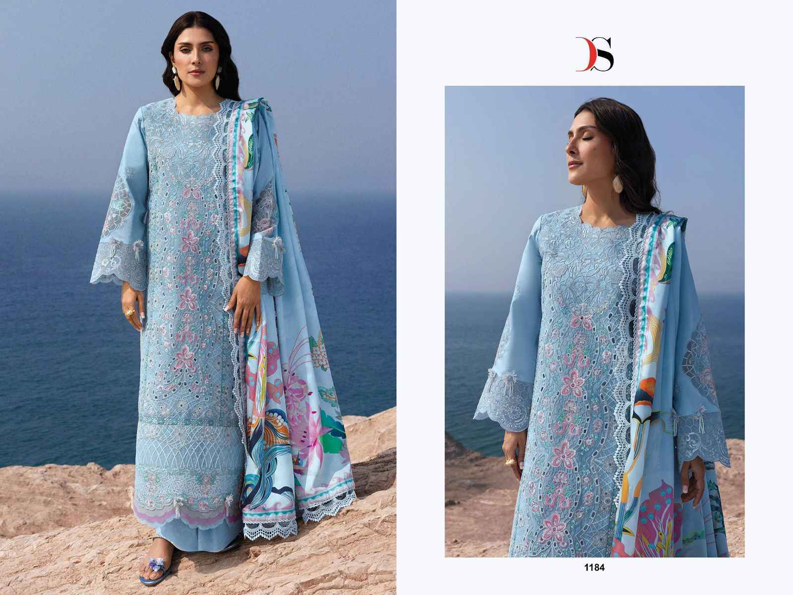 Deepsy Suits Sirene Luxury Lawn 25 Vol 2 Wholesale Cotton Pakistani Dress ( 6 pcs Catalogue )